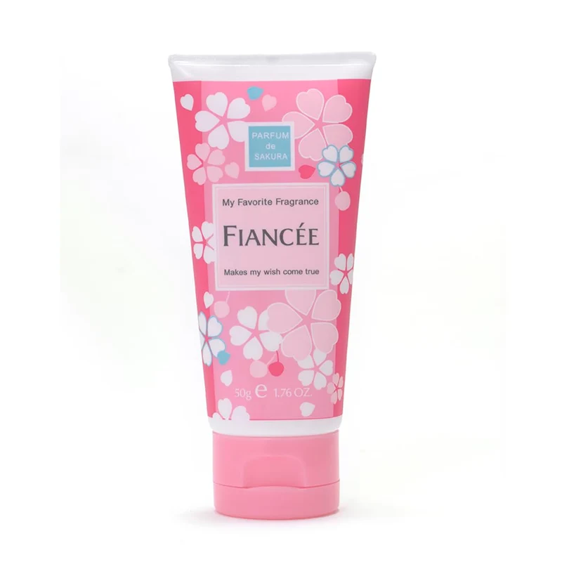 Fiancee Sakura Scent Hand Cream 50g - Moisturizing & Soothing for Dry Skin