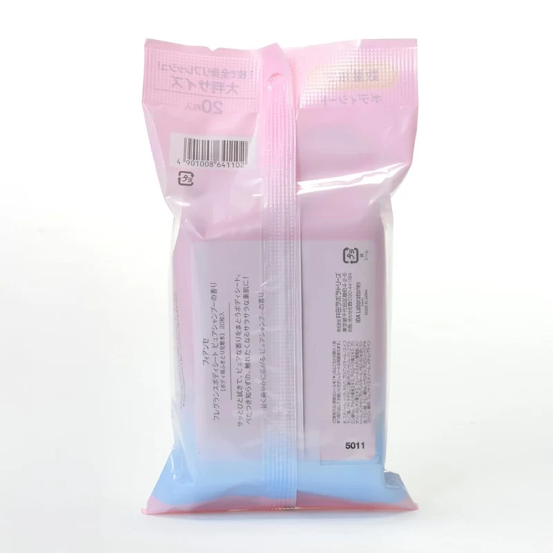 Fiancee Fragrance Body Sheet Pure Shampoo Scent Pack of 20 Sheets