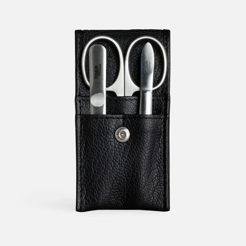 Maniküre Set 3-teilig Schwarz