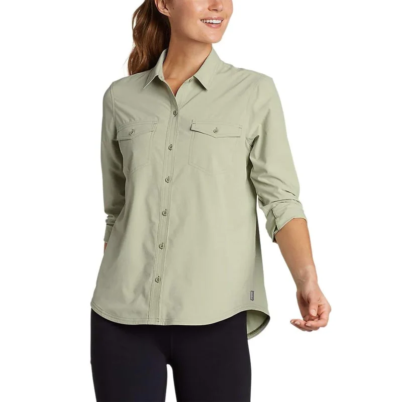 EDDIE BAUER - Chemise à Manches Longues pour Femme Departure 2.0
