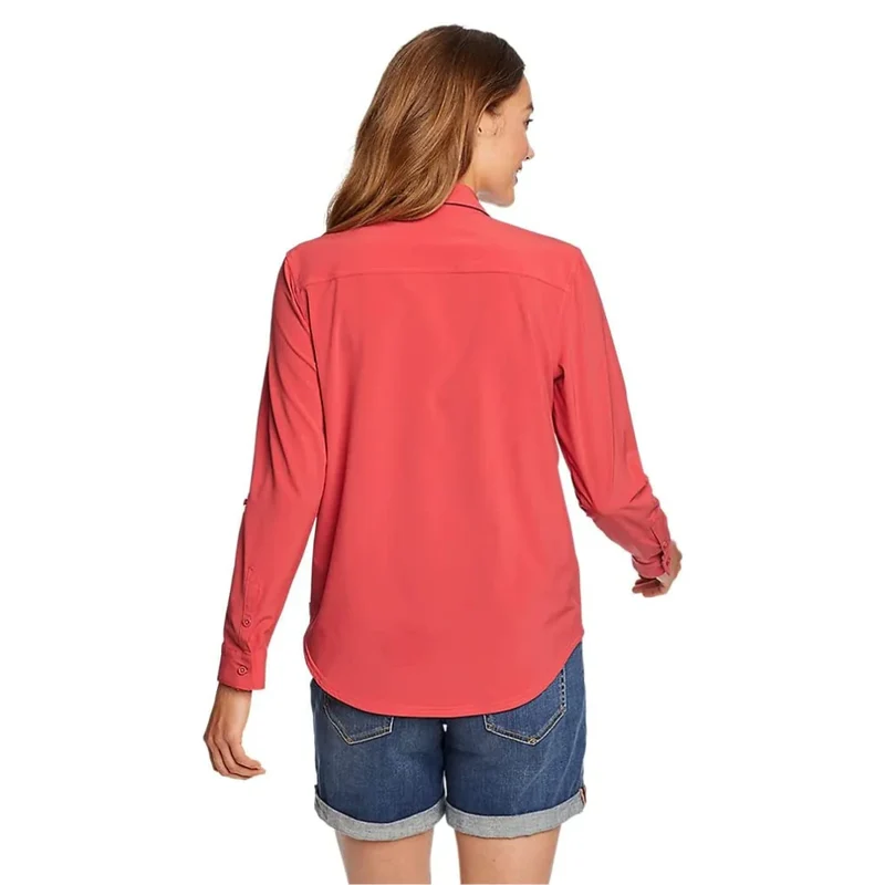 EDDIE BAUER - Chemise à Manches Longues pour Femme Departure 2.0