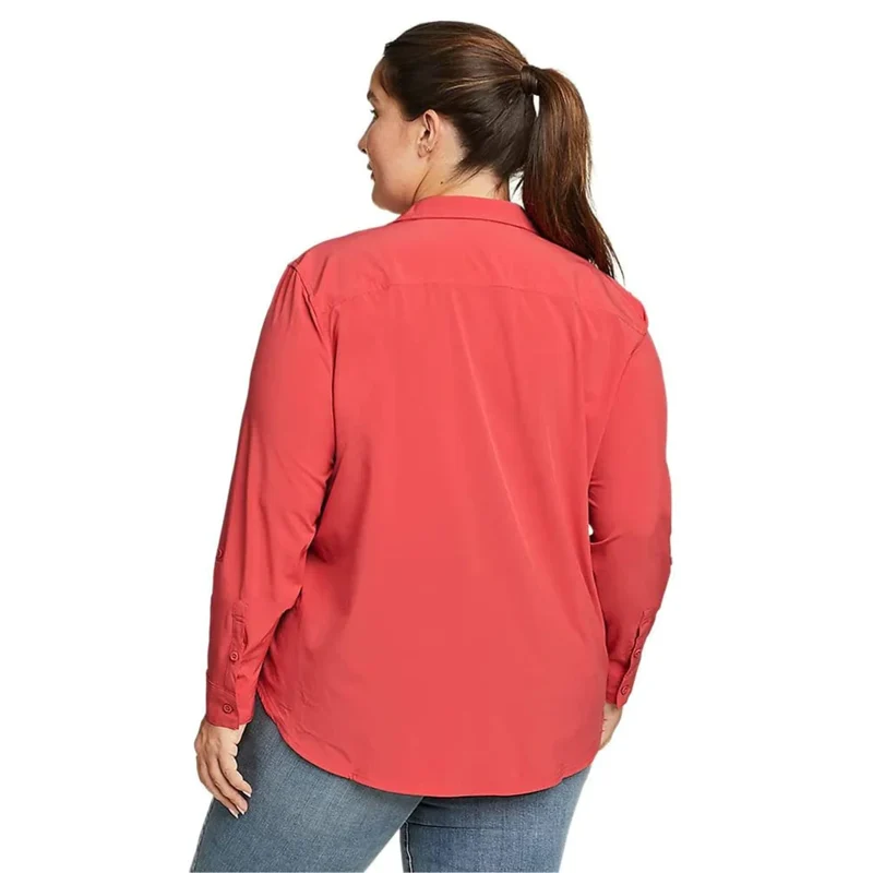 EDDIE BAUER - Chemise à Manches Longues pour Femme Departure 2.0