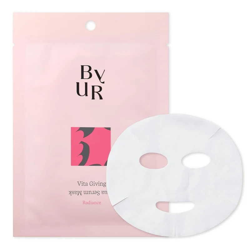 Byur Face Pack Sheet Mask Vitagiving V1 Pore-Cleansing Moisturizing Serum
