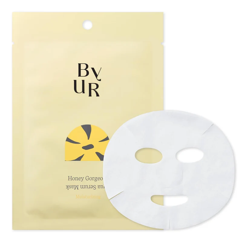 Byur Moisturizing Aqua Serum Sheet Mask - Pore Cleansing with Plump Honey