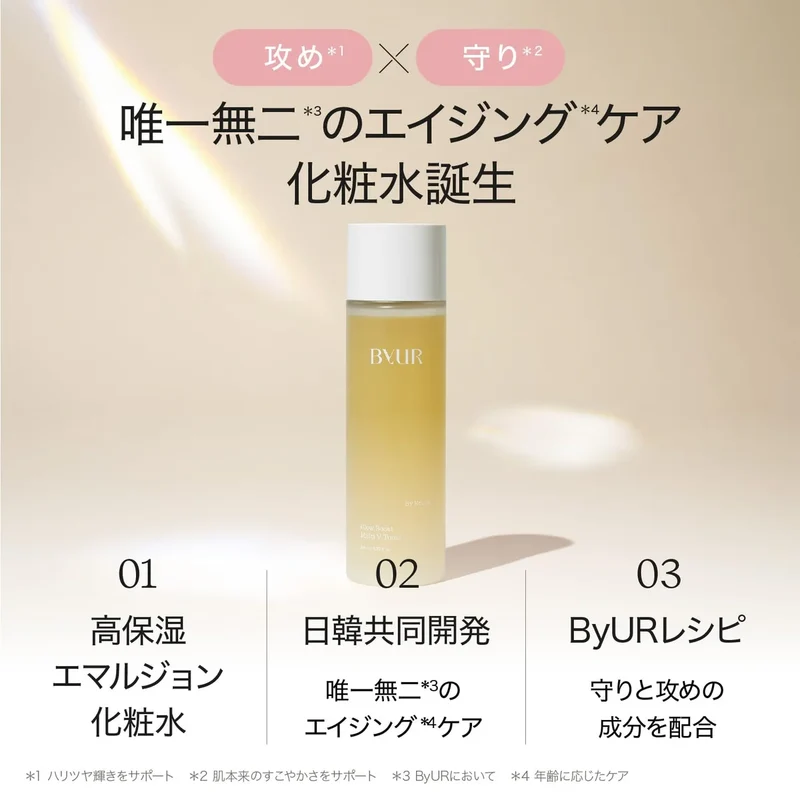 Byur Anti-Aging Toner: Pure Retinol Vitamin C for Dry Skin & Pore Care