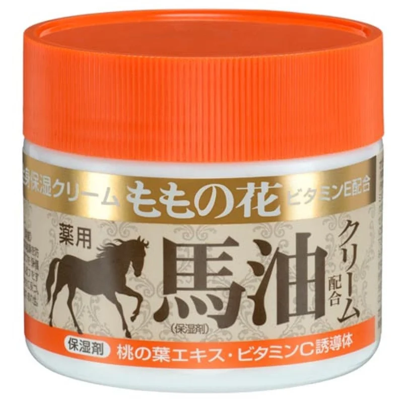 Original Momo No Hana Medicated Horse Oil Cream 70G Quasi-Drug Formula