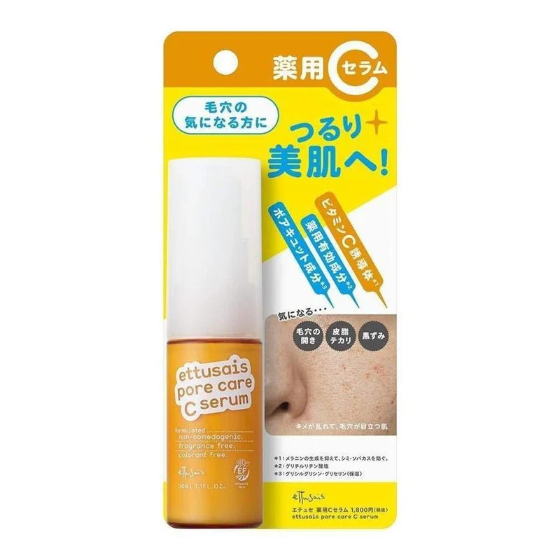 Ettusais Pore Care Facial Serum 30ml - Deep Skin Cleanse and Hydration