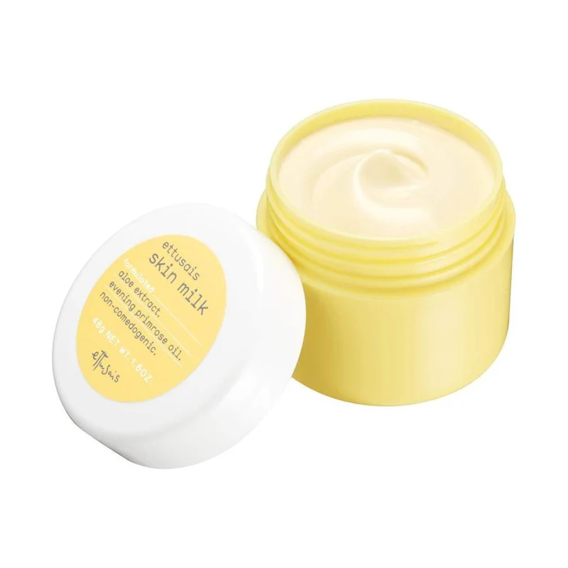Ettusais Skin Milk Brightening Cream 48g - Moisturizing Tone-Up Powder