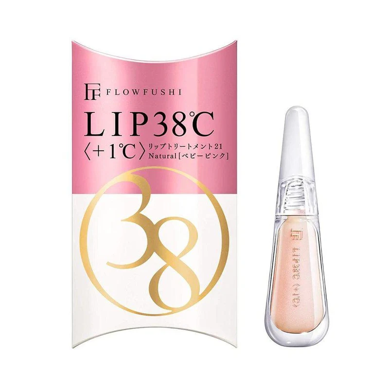 Flowfushi 38 Degree Lip Care Treatment Baby Pink 0.2 Oz