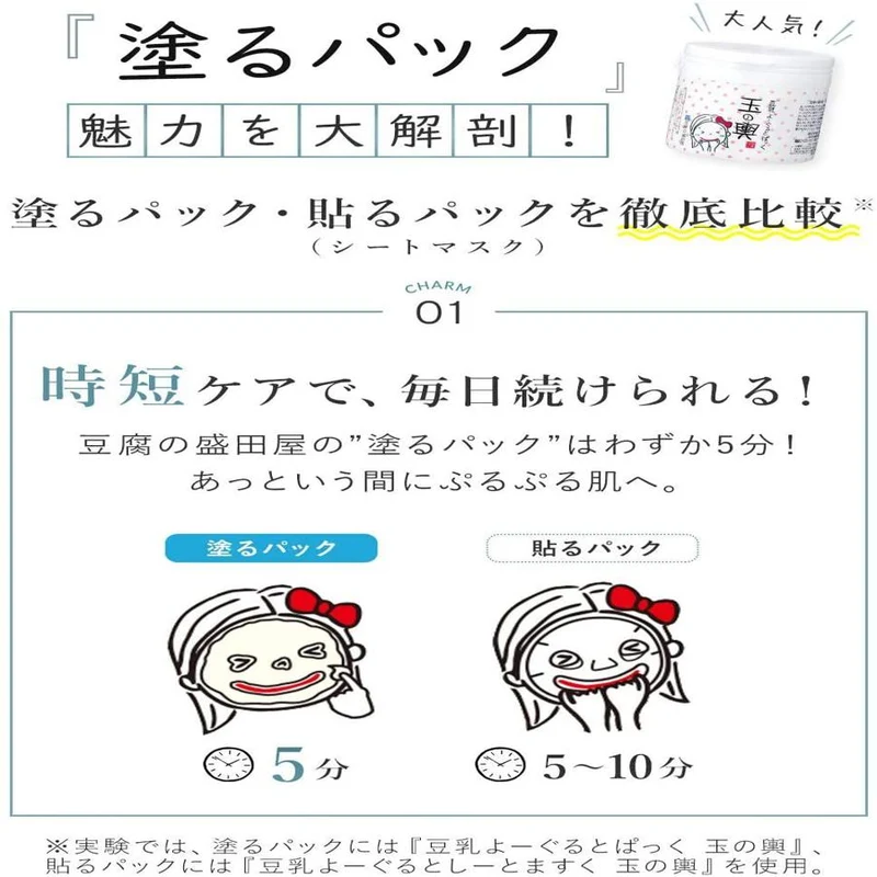 Tofu No Moritaya Soy Milk Yogurt Whitening Facial Cream Mask 150g