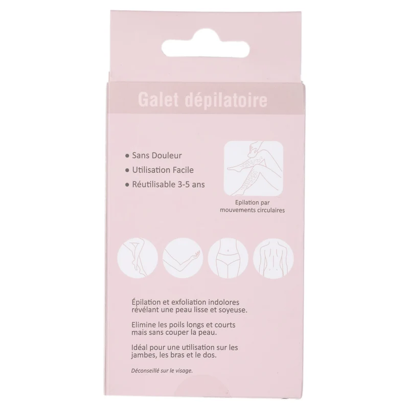 Galet dépilatoire