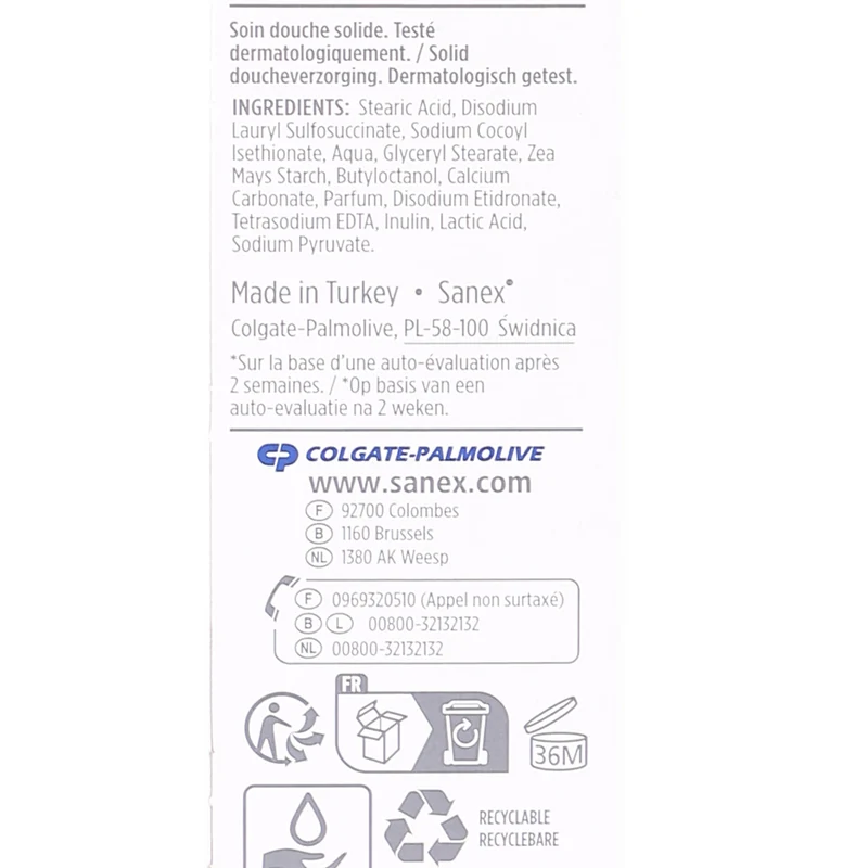 Soin douche solide biome hypoallergénique