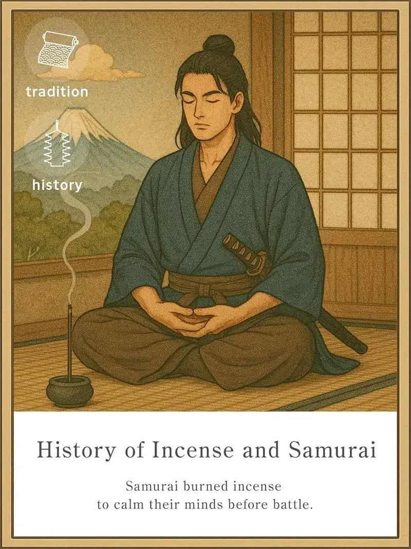 Nagomi Kobo Samurai Sandalwood Incense Sticks (Approx. 95 Count)