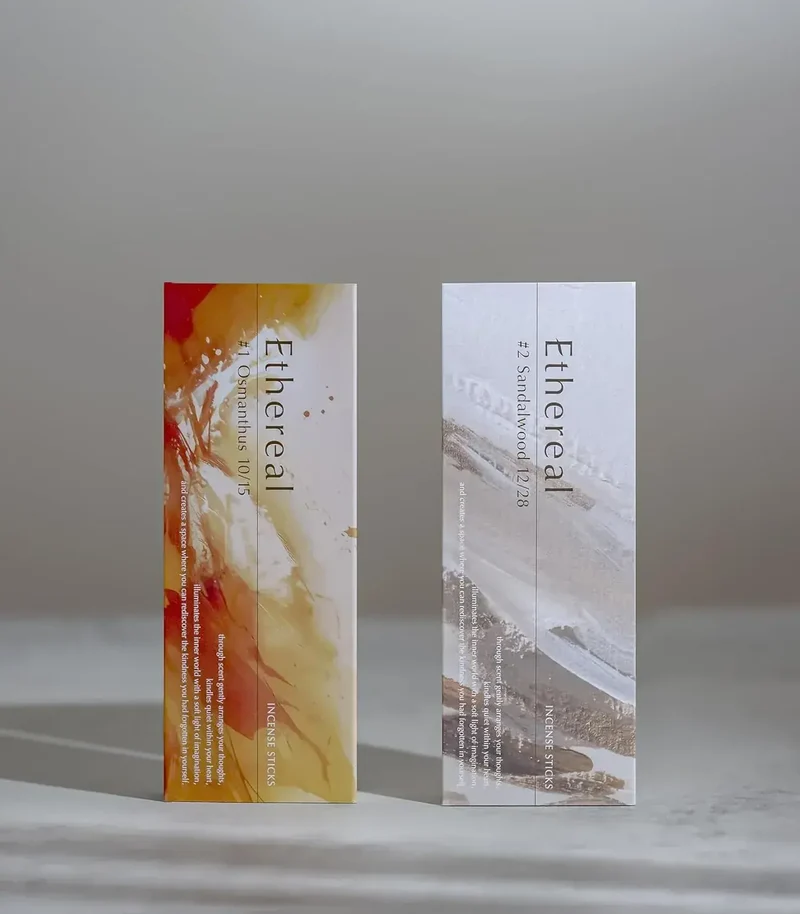 Ethereal Sandalwood Incense Sticks Japan Musk Vanilla Vetiver