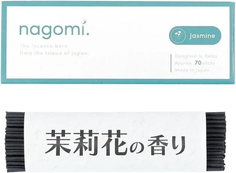 Nagomi Kobo Premium Sandalwood Incense for Purification, 70 Sticks