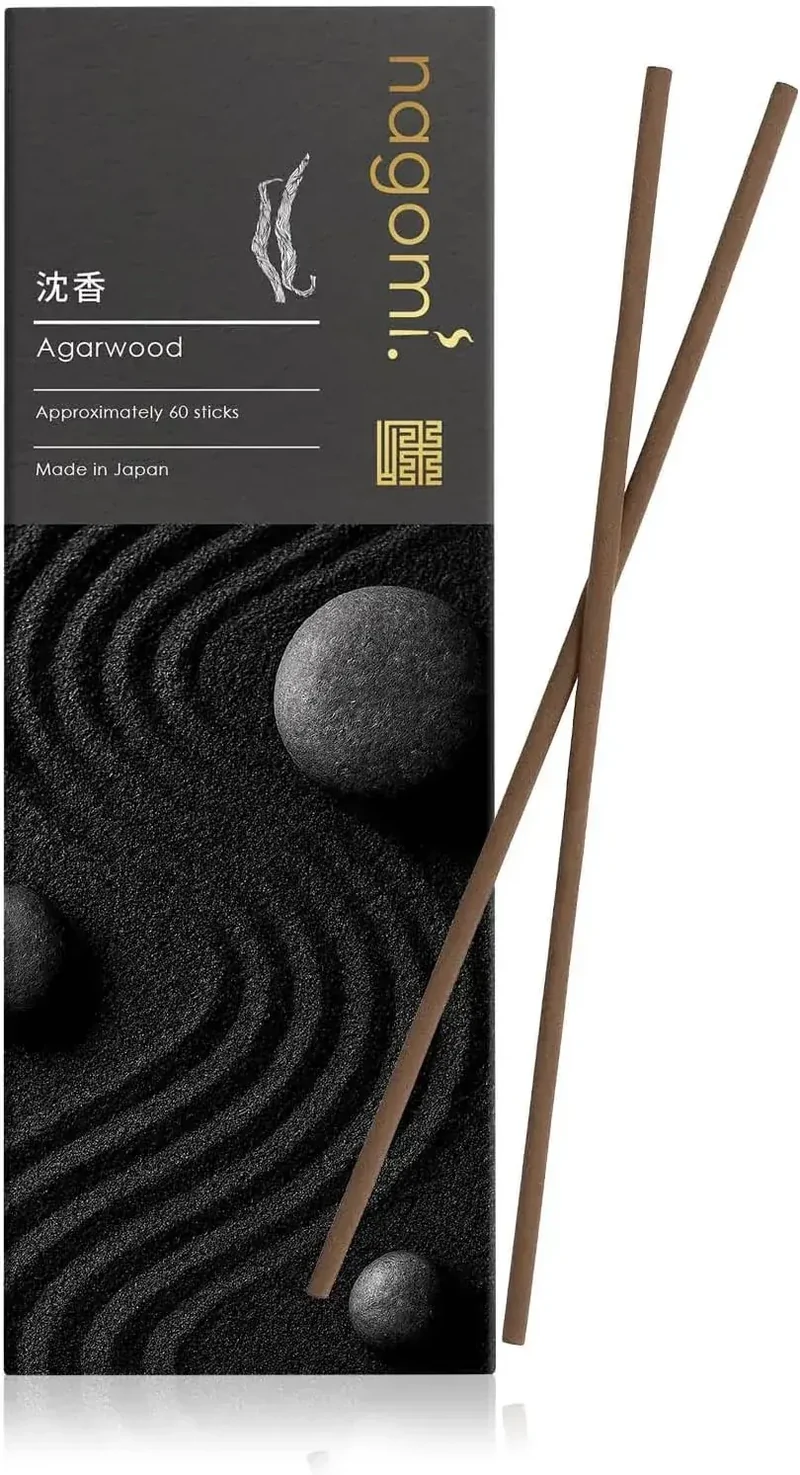 Nagomi Kobo Agarwood Sandalwood Calming Incense Sticks 60pc