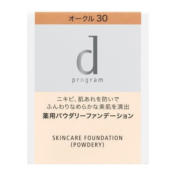 Shiseido d program Skincare Foundation Powdery Ochre 30 Refill 10.5g