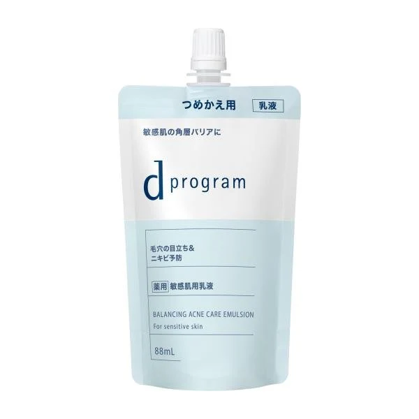 Shiseido d program Balance & Acne Care Emulsion EX Refill 88mL