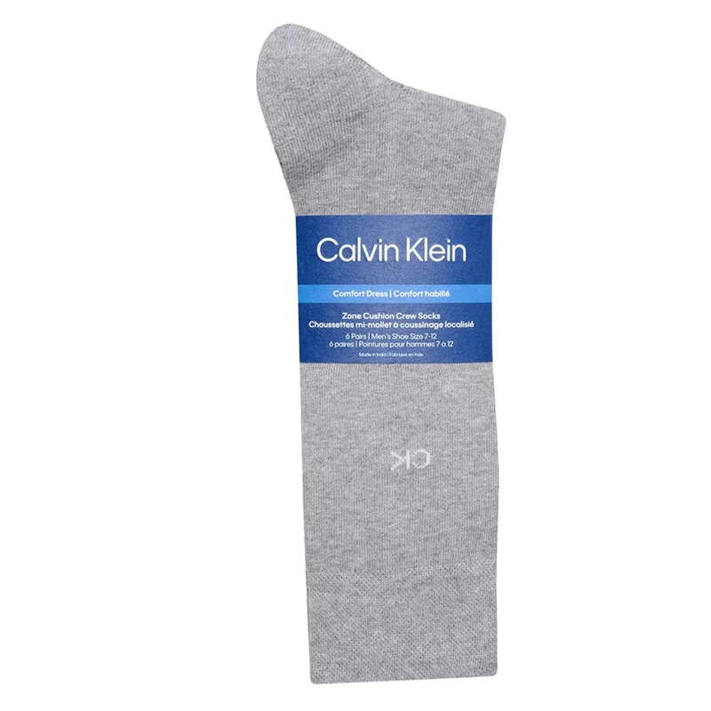 CALVIN KLEIN - 6 Paires de Chaussettes Habillées pour Homme