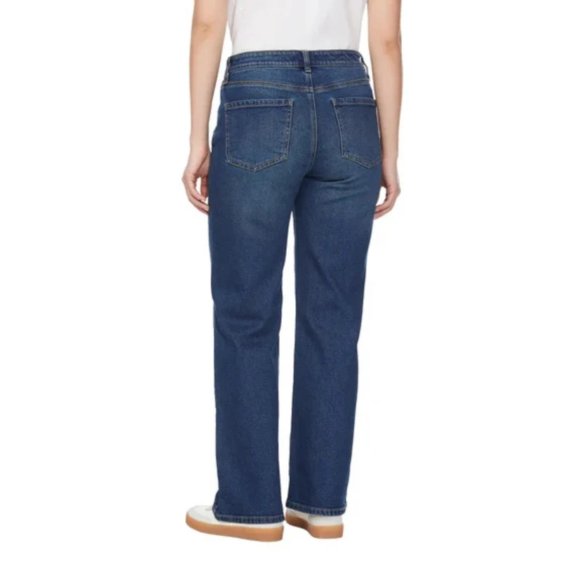 BUFFALO - Jeans Taille Haute à Jambe Large pour Femme