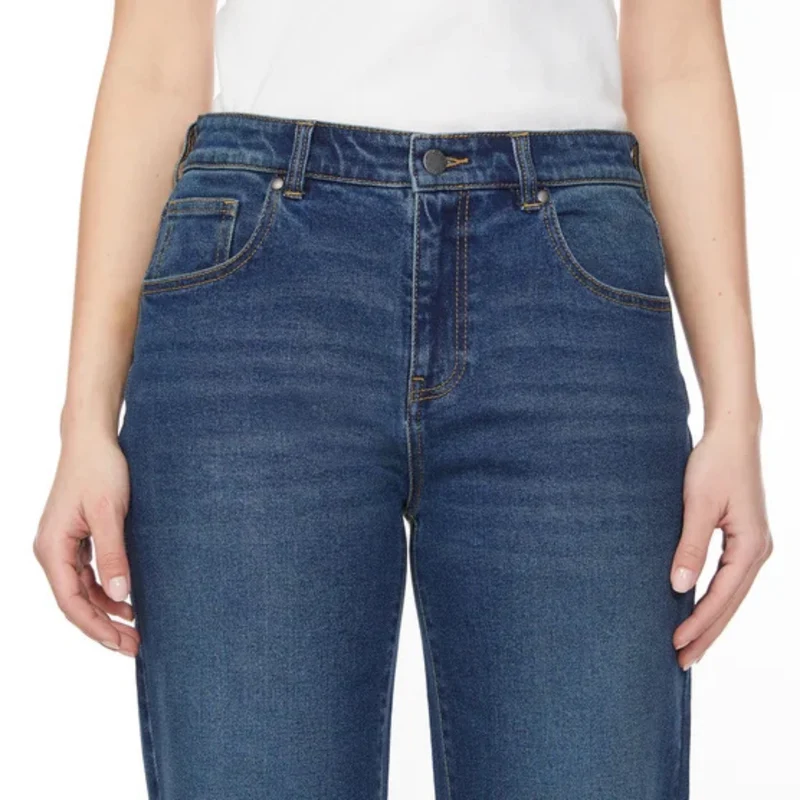 BUFFALO - Jeans Taille Haute à Jambe Large pour Femme