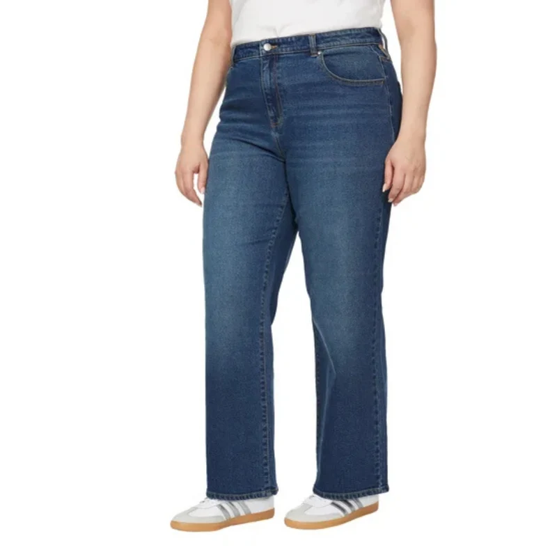 BUFFALO - Jeans Taille Haute à Jambe Large pour Femme