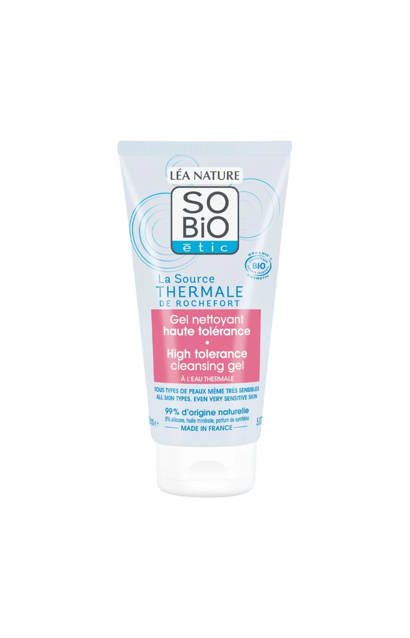 Gels nettoyants haute tolérance bio - Eau thermale - Visage - 2 x 150 ml