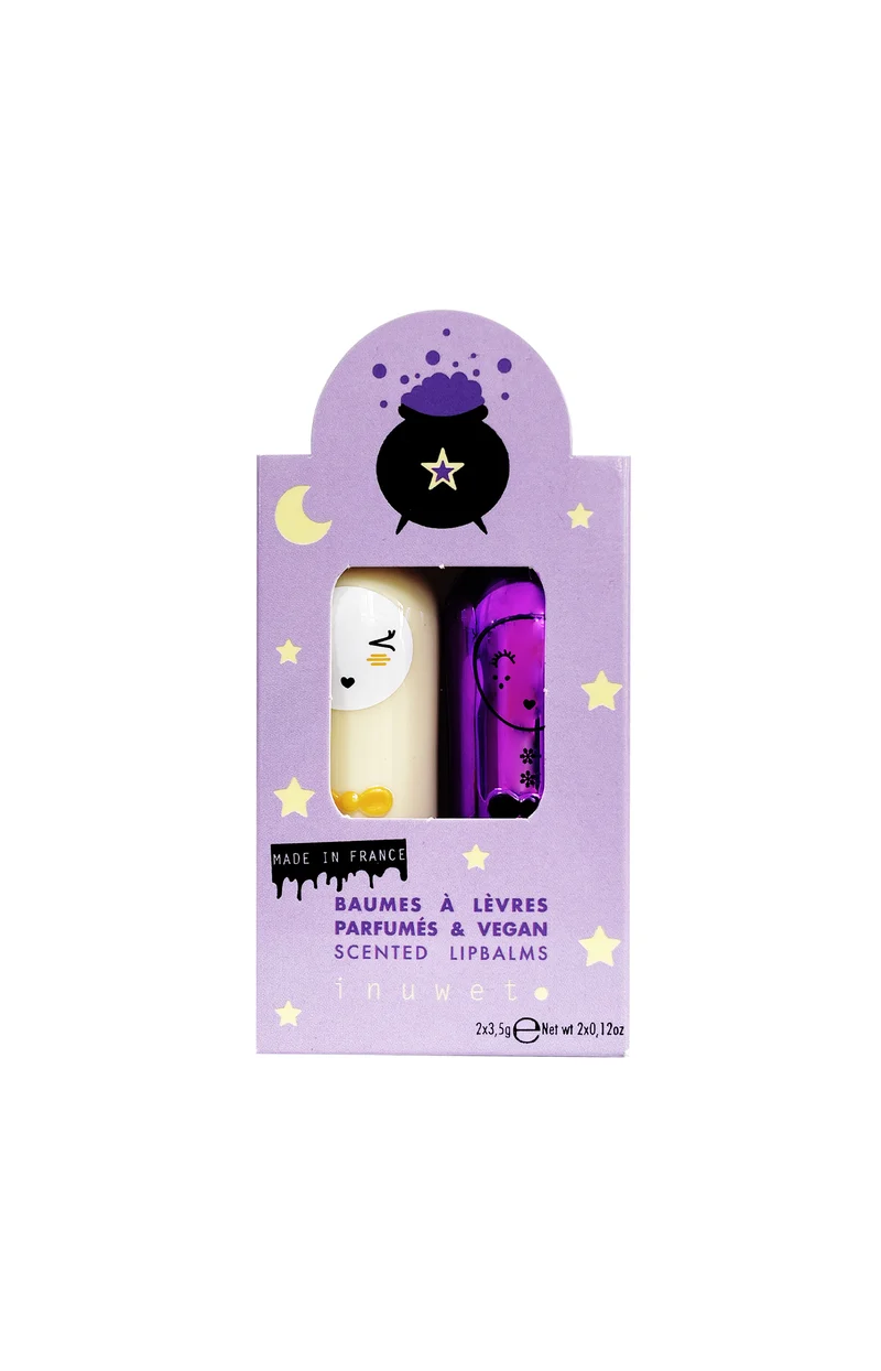 Coffret baumes à lèvres parfumés - Ananas & cassis - 2 produits