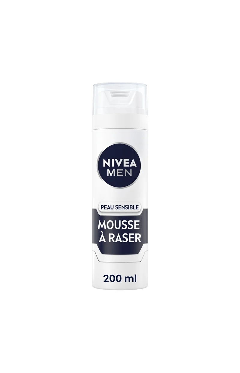 2 mousses à raser - Peaux sensibles - Homme - 200 ml