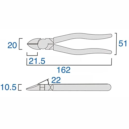 FUJIYA PRO Strong Nippers 150mm Round Blade 770-150BG