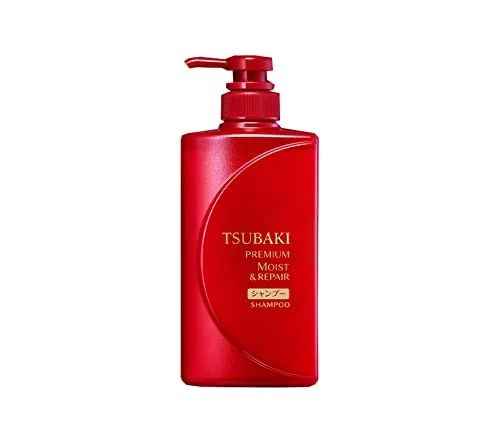 Shiseido TSUBAKI Premium Moist Shampoo Bottle 490ml