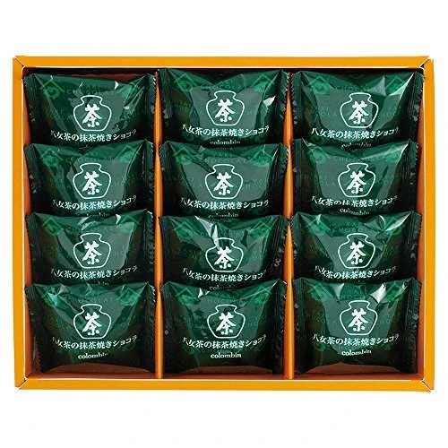 Colombin Yamecha green tea baked chocolates 12 pieces