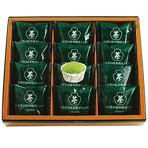 Colombin Yamecha green tea baked chocolates 12 pieces