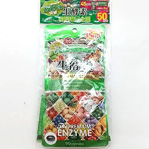Raw enzyme 90 capsules
