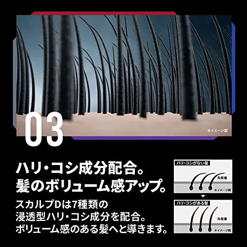 Scalp-D Shampoo Men's Oily Oily Skin Amino Acid Made in Japan 350ml