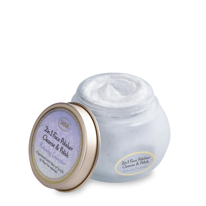 SABON 2in1 Face Polisher Relaxing 200mL mild lavender scent