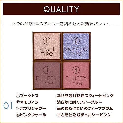 excel Eye planner palette 01 Bloom road limited