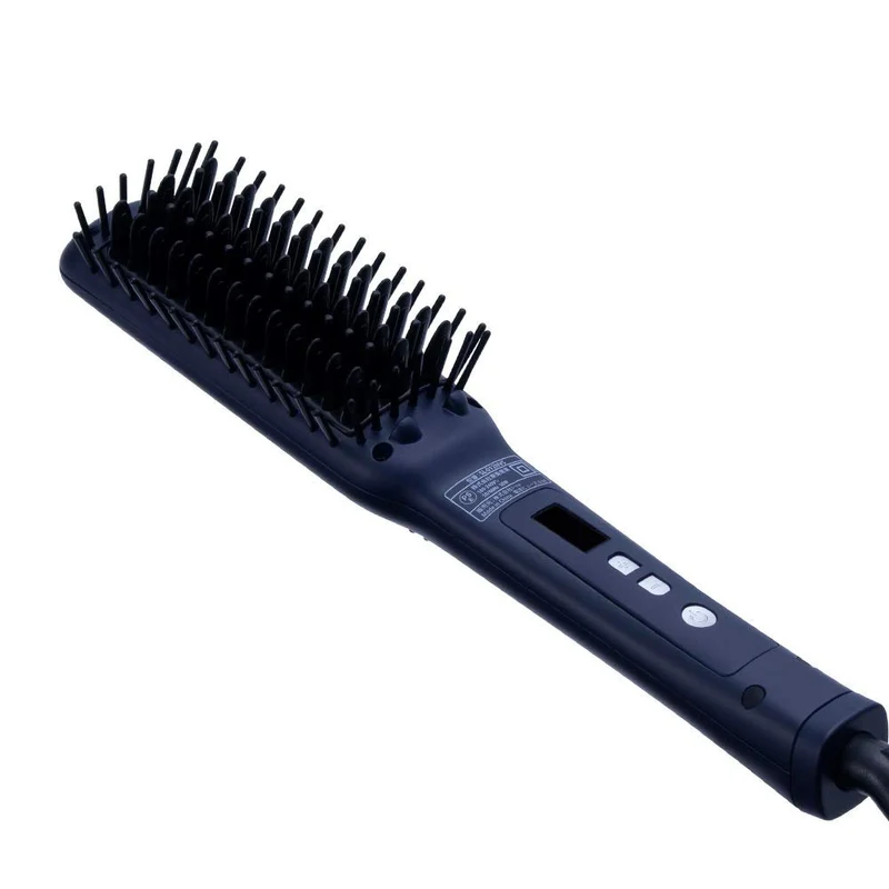 SALONIA SL-012NVS Straightening Heat Brush Slim Navy AC100-240V