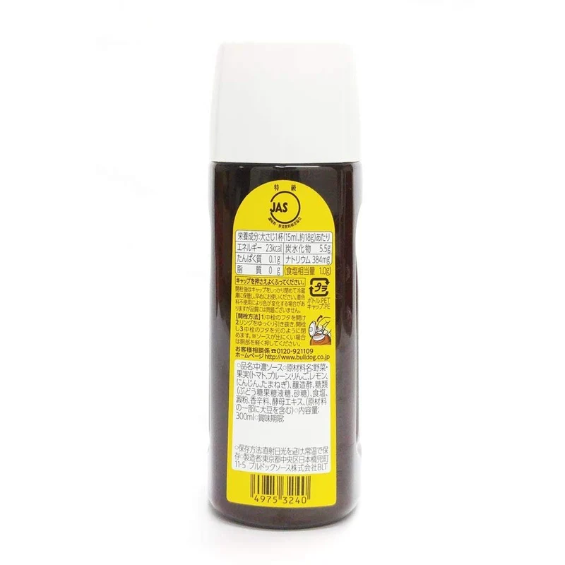 BullDog Vegetable Fruit All Purpose Semi-Sweet Sauce 300ml