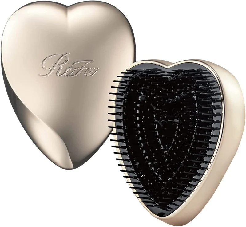 ReFa HEART BRUSH Champagne Gold