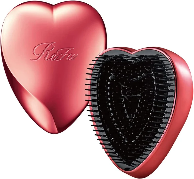 ReFa HEART BRUSH Shine Red