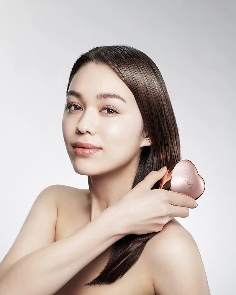ReFa Heart Brush Rose Gold