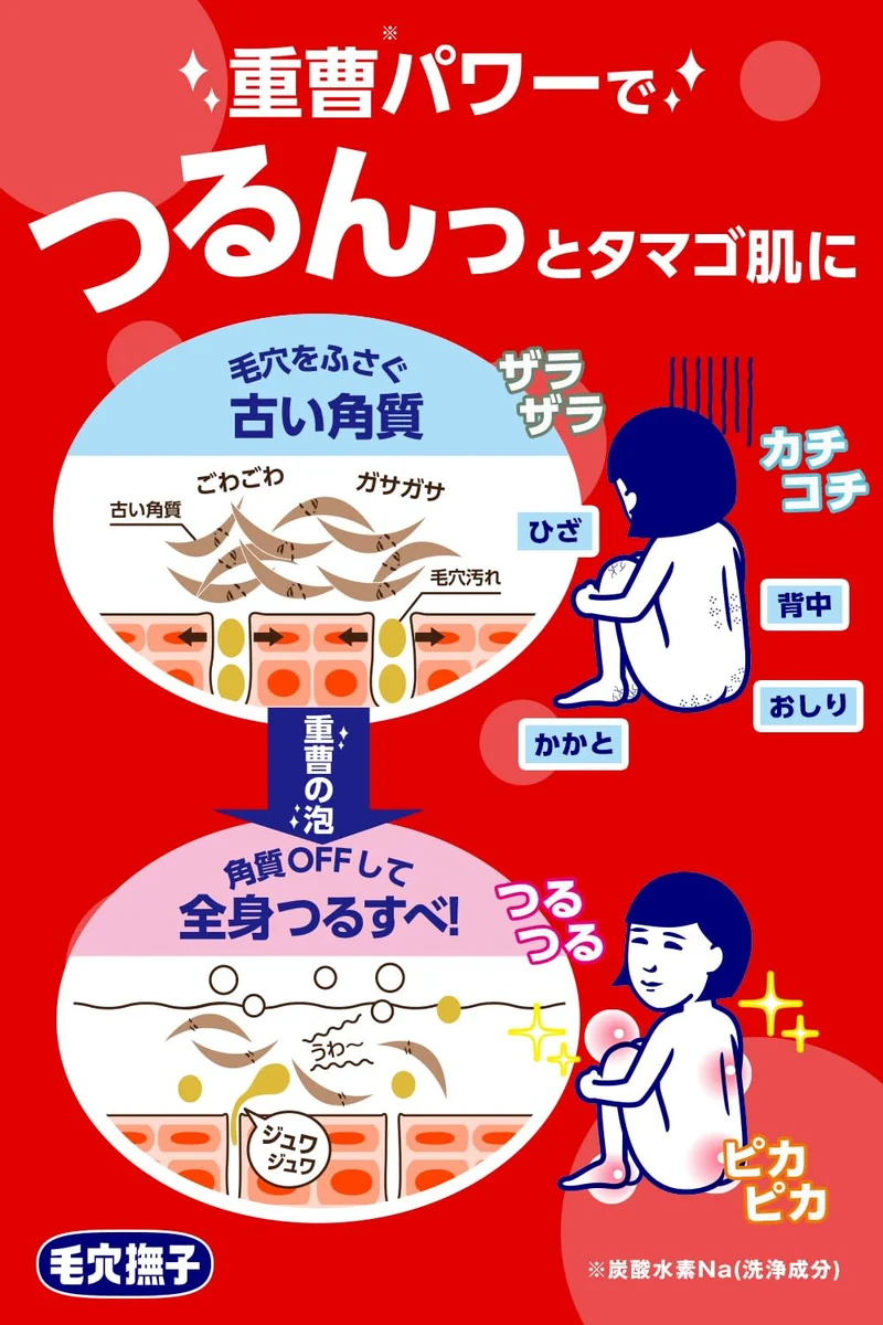 Keana Nadeshiko Baking Soda Smooth Soap Whole Body Pores Sebum 155g