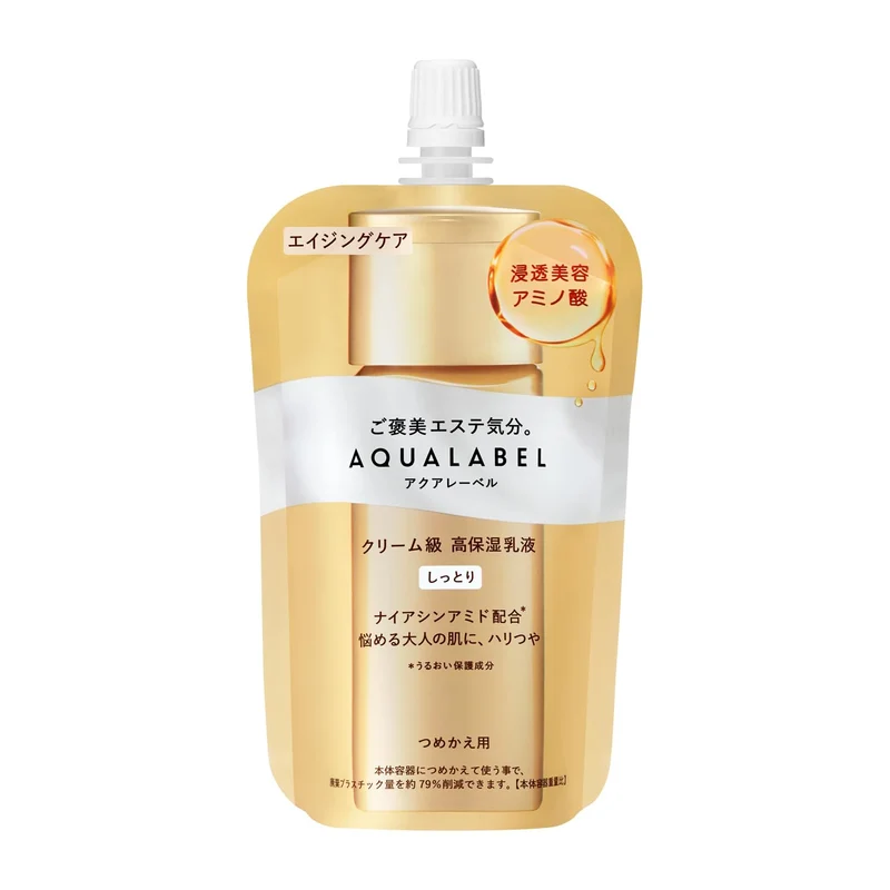 Shiseido AQUA LABEL Moist Treatment Milk Oil-in Anti-Aging Milky Lotion Refill 110mL