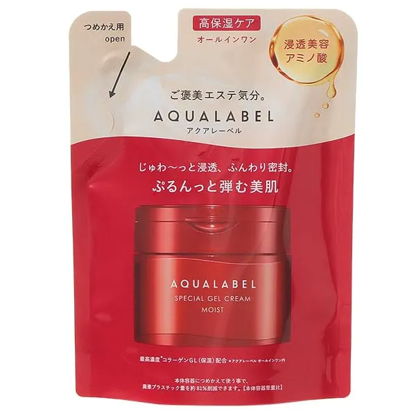 Shiseido AQUA LABEL Special Gel Cream EX Moist Refill 81g All inone Cosmetic