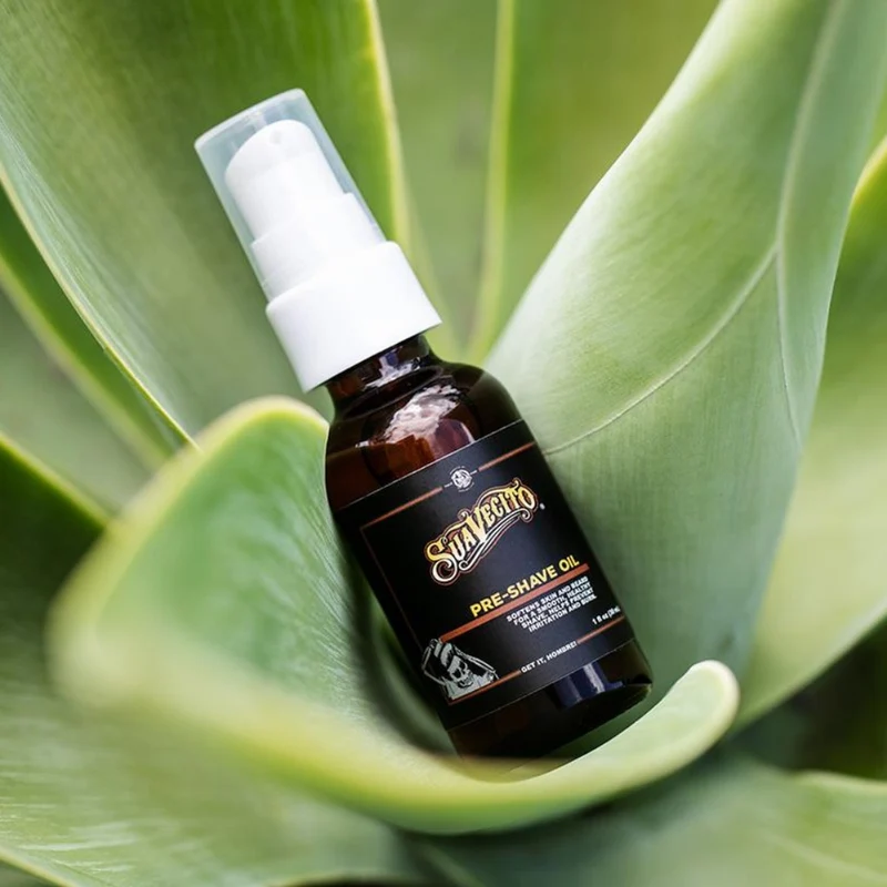 Huile de prérasage "Pre-Shave Oil" adoucit la peau et la barbe pour un rasage en douceur (30ml/1.0oz)