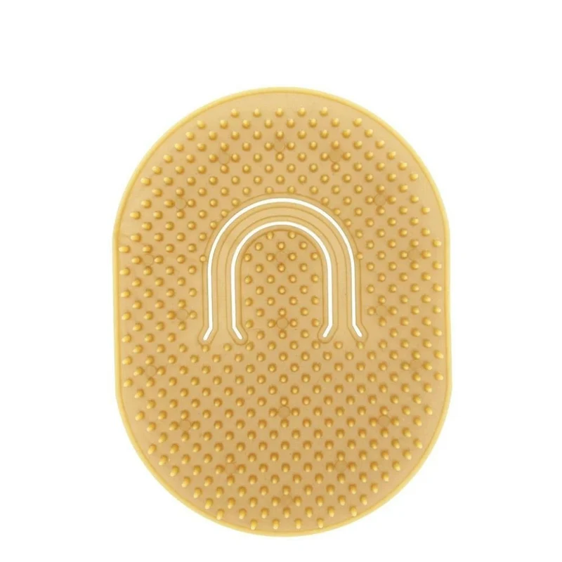 Peigne de paume pour cheveux, barbe et moustache - Couleur assortie