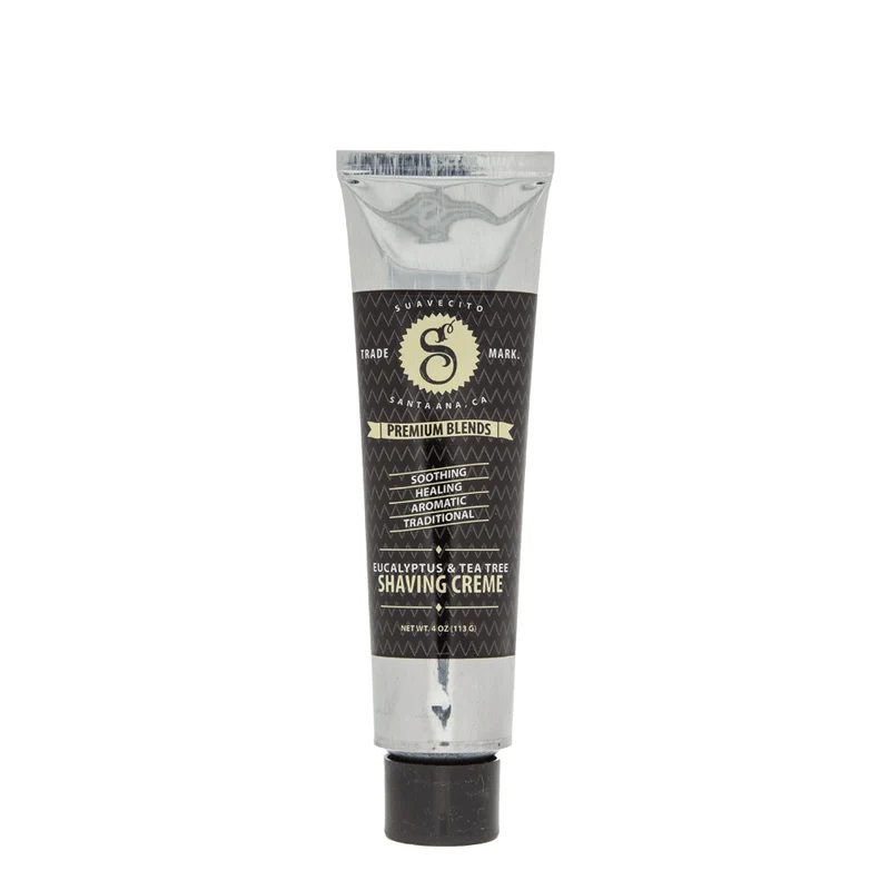 Crème à raser "Premium Blends Eucalyptus Tea Tree Shaving Creme" - Arbre de thé et d'eucalyptus (113g/4.0oz)