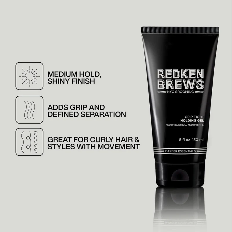 Gel de maintien "Grip Tight" - Tenue et brillance moyenne (150ml/5.0oz)