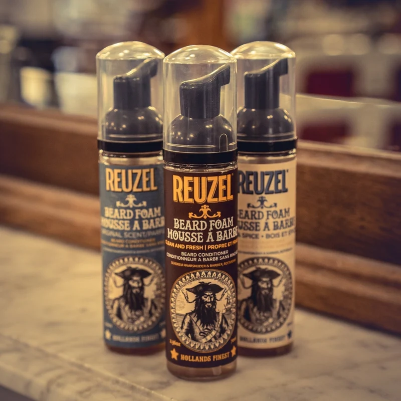Revitalisant en mousse pour la barbe sans rinçage "Beard Foam" - Original (70ml/2.36oz)